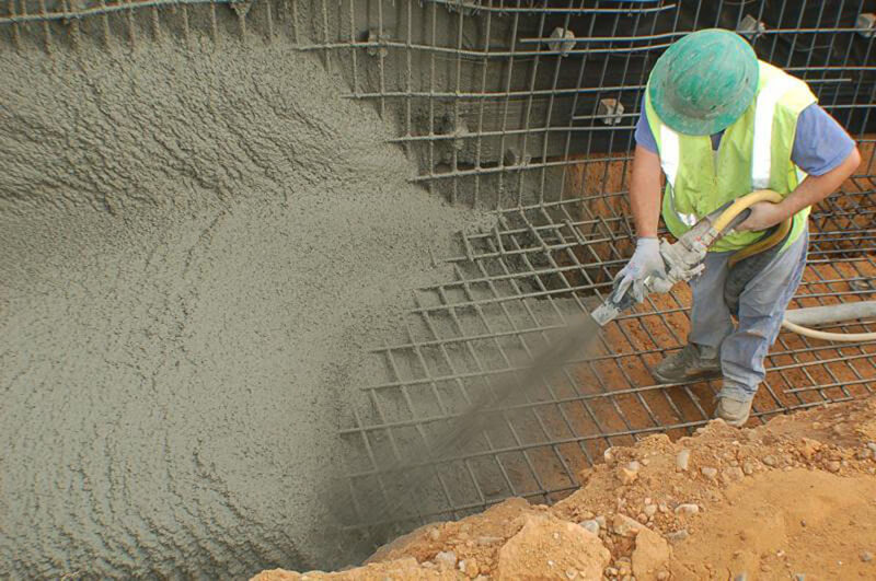 Торкретирование бетона технология маяки для керамзитобетона